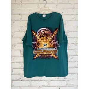 Vintage Miami Dolphins NFL Football T-Shirt Mens Size (XL) Lee Sports USA 90’s